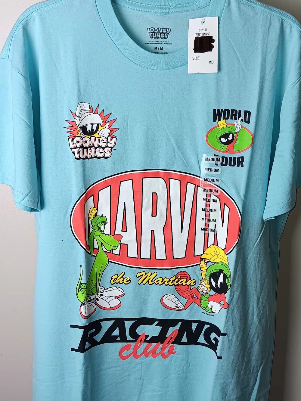 Warner Bros. Marvin the Martian Graphic Tee - Light Blue